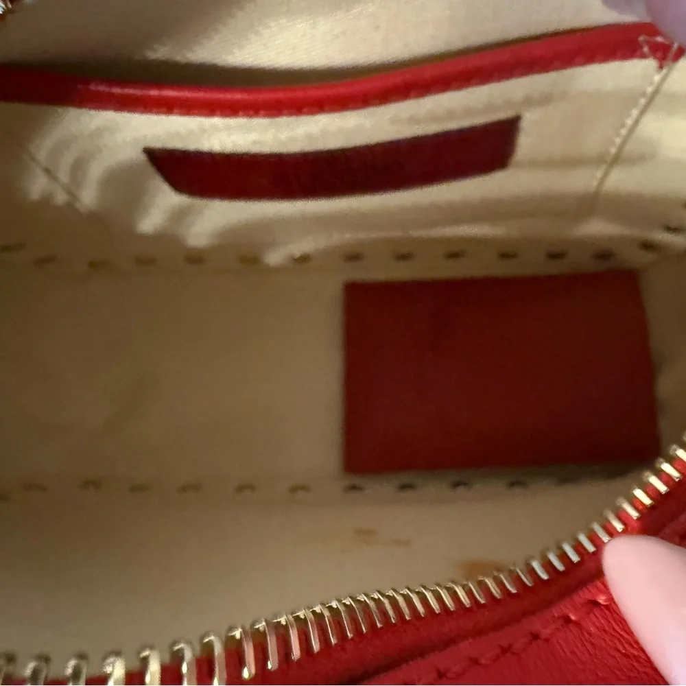 Valentino Red Rockstud Crossbody Bag - Picture 6 of 9